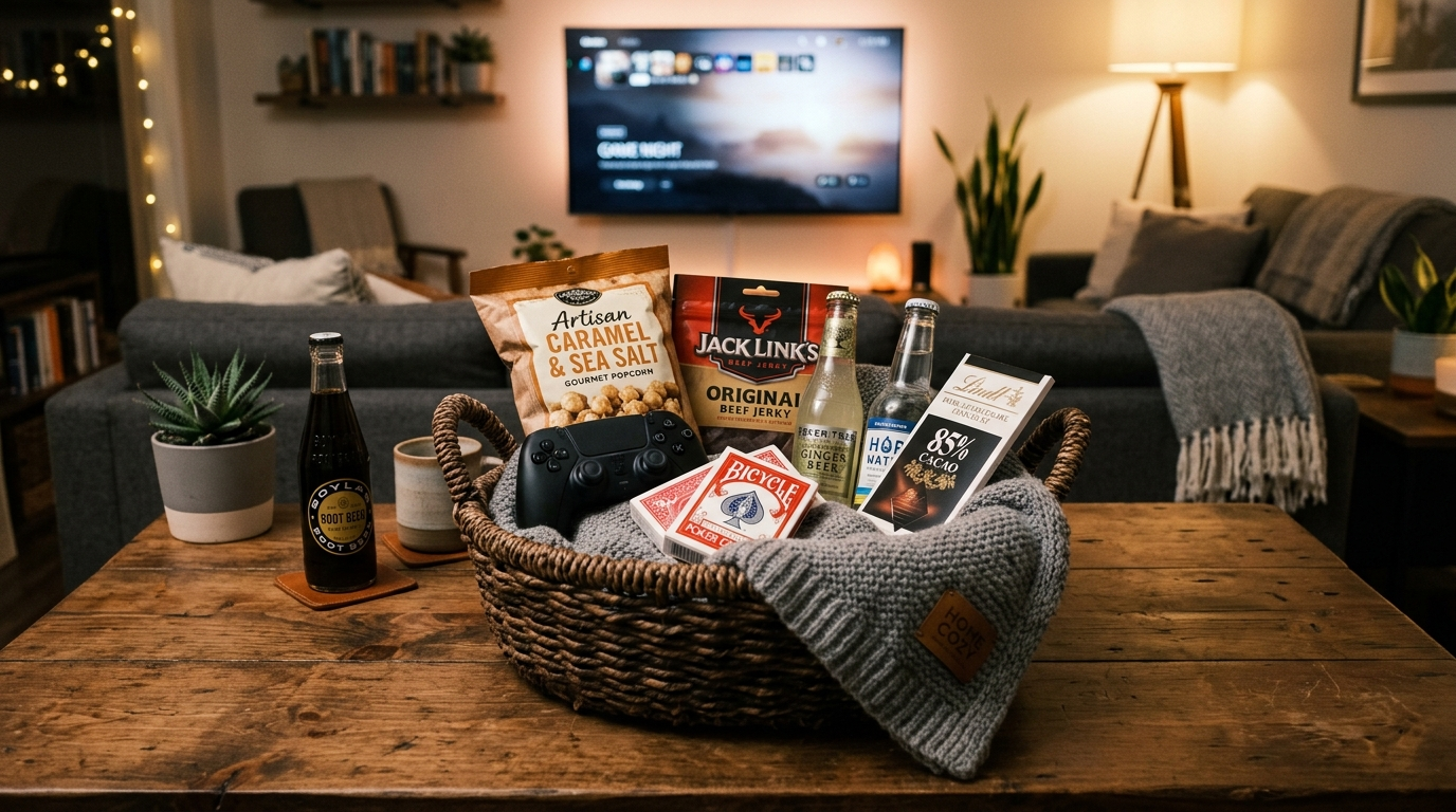 1. Game Night Basket