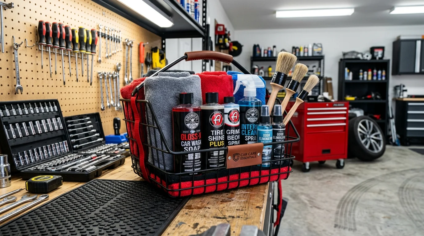 10. Car Care Basket