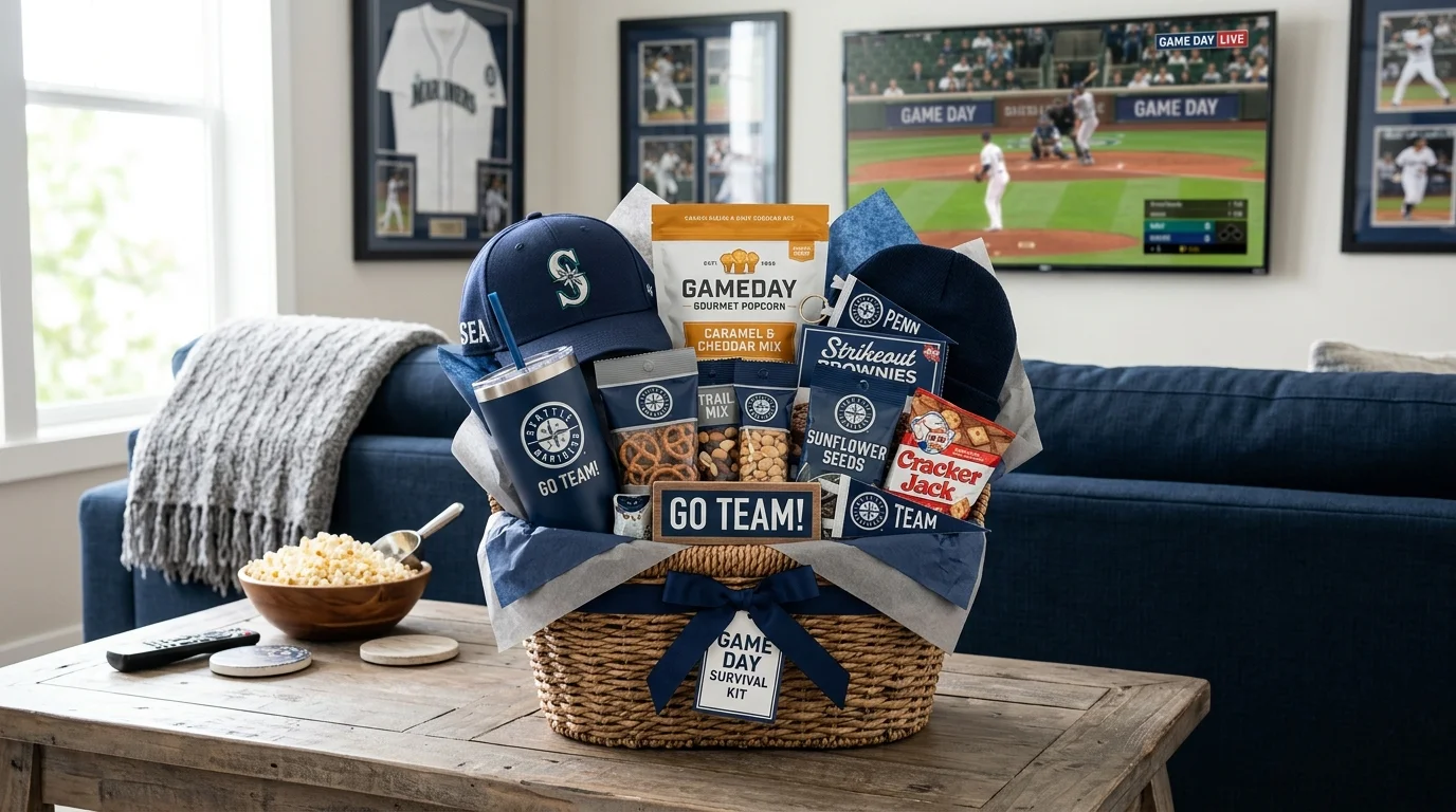 6. Sports Fan Basket