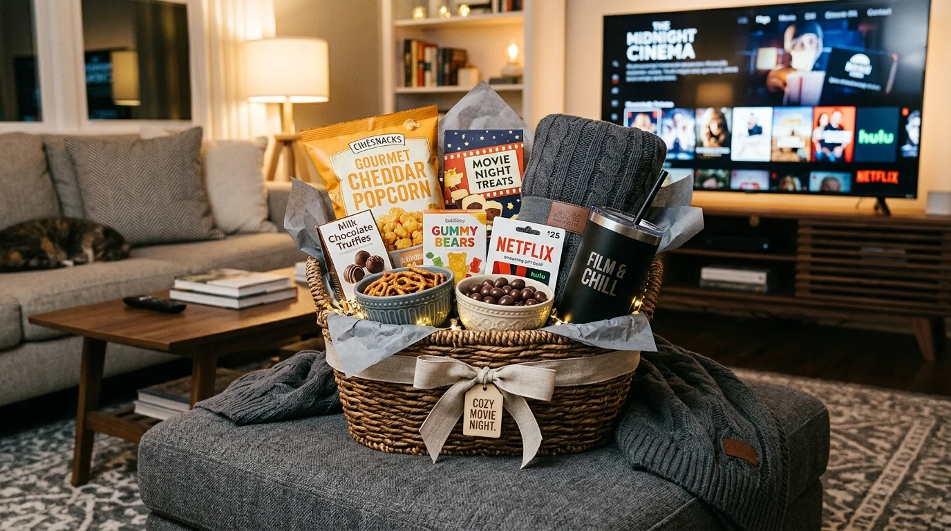 7. Movie Marathon Basket