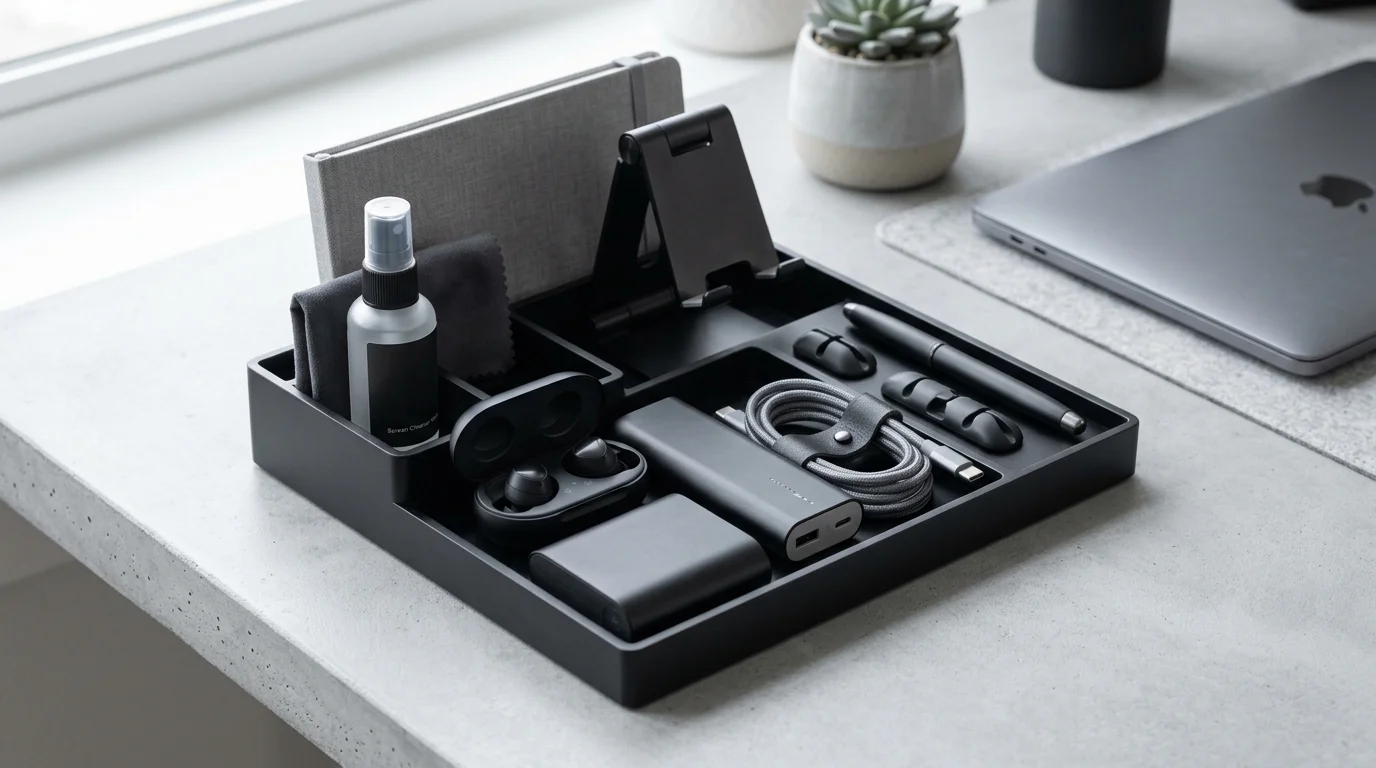 9. Tech Essentials Basket