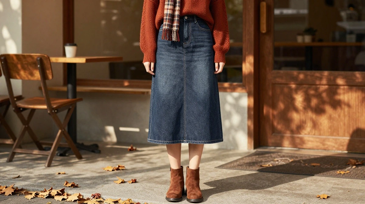 Denim Midi Look
