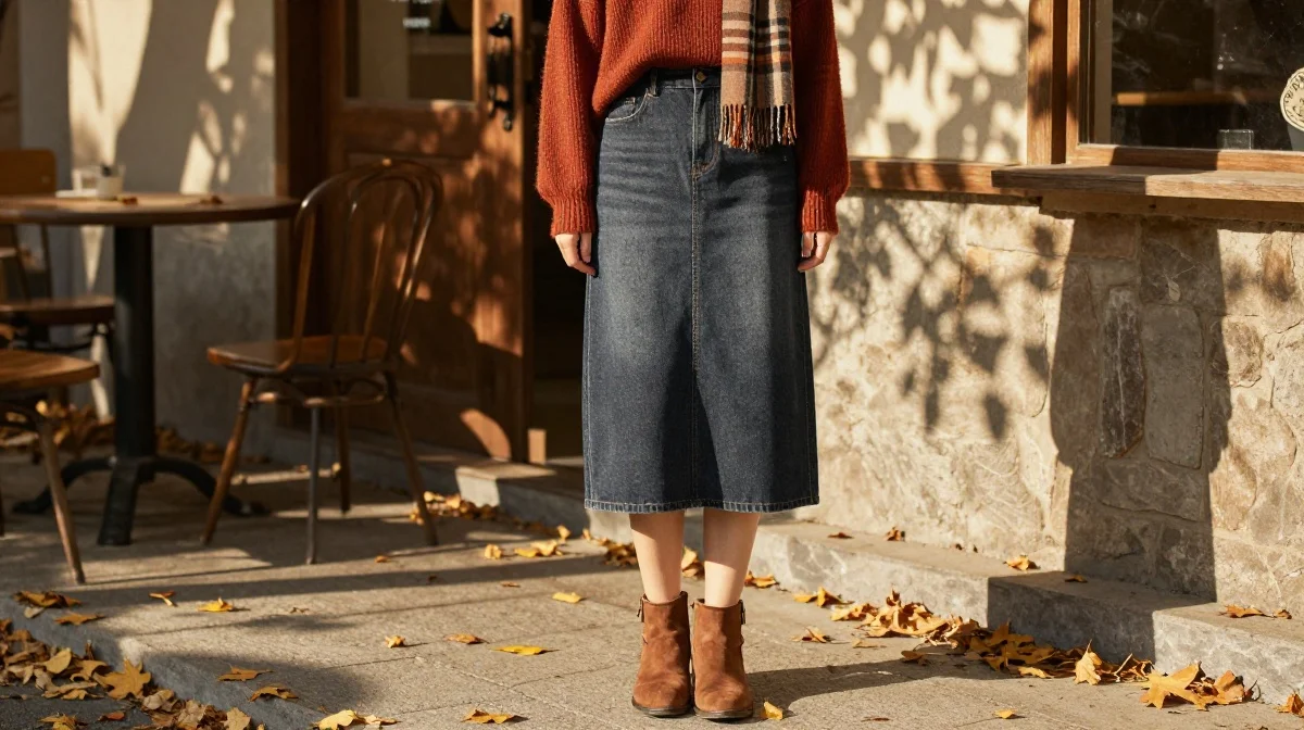 Denim Midi Style