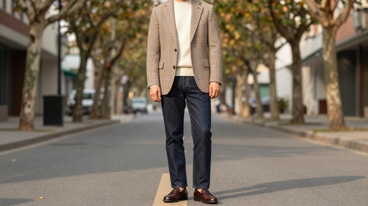 Plaid Blazer Charm