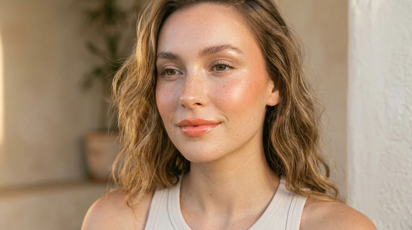 Sunset Peach Glow